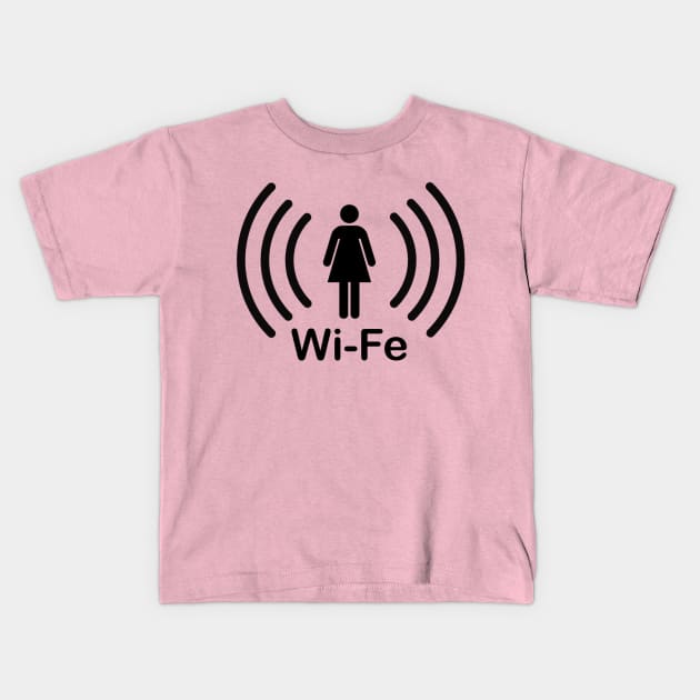 Wi-Fe Kids T-Shirt by BrotherAdam